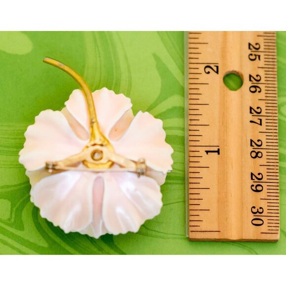 Vintage Art Nouveau Intricate Golden Floral Brooch - W16 - Picture 3 of 3